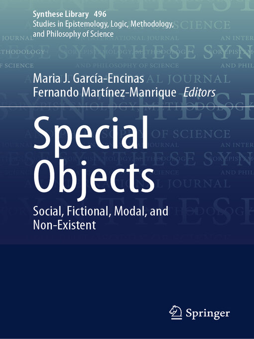 Title details for Special Objects by Maria J. García-Encinas - Available